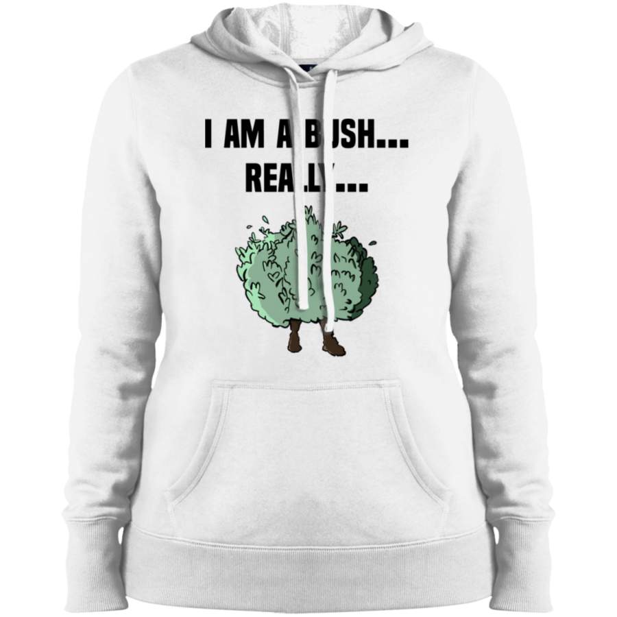 AGR Fortnite Bush, I’m A Bush Really Ladies’ Pullover Hooded Sweatshirt