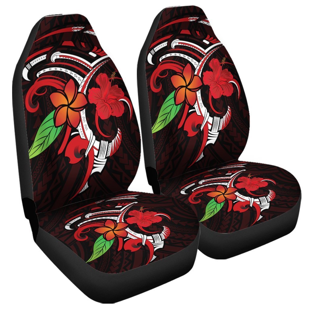 Tropical Flower Hawaiian Pineapple Print Pet Car Seat Cover