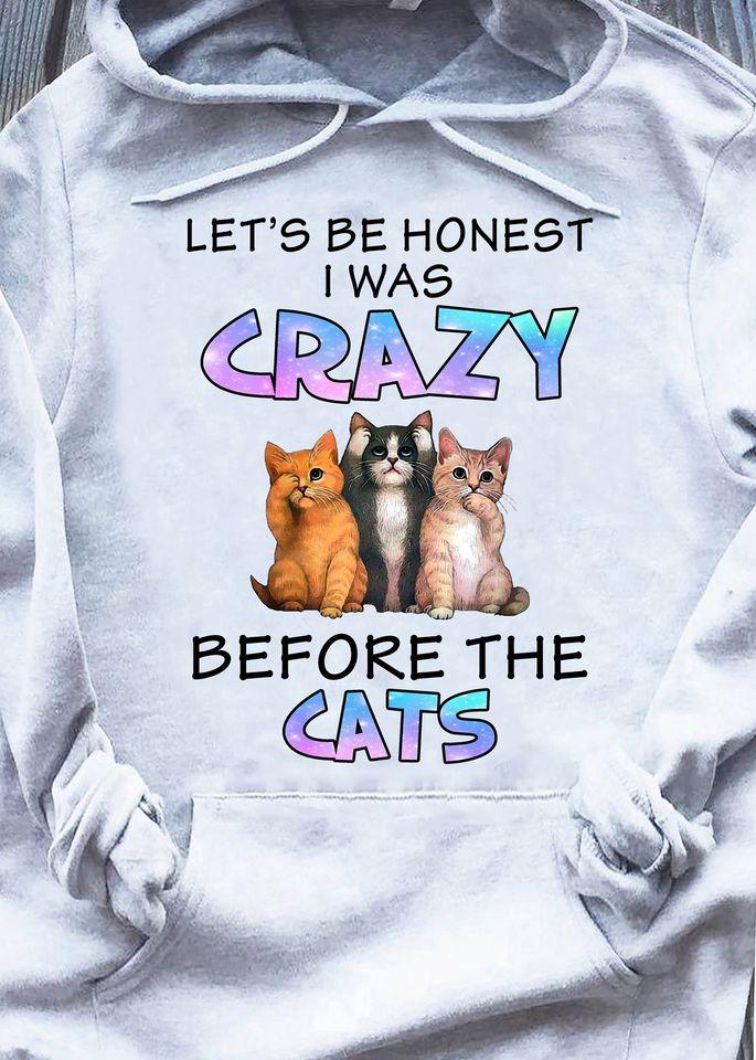 Let’s Be Honest I Was Crazy Before The Cats Gift Standard Hoodie