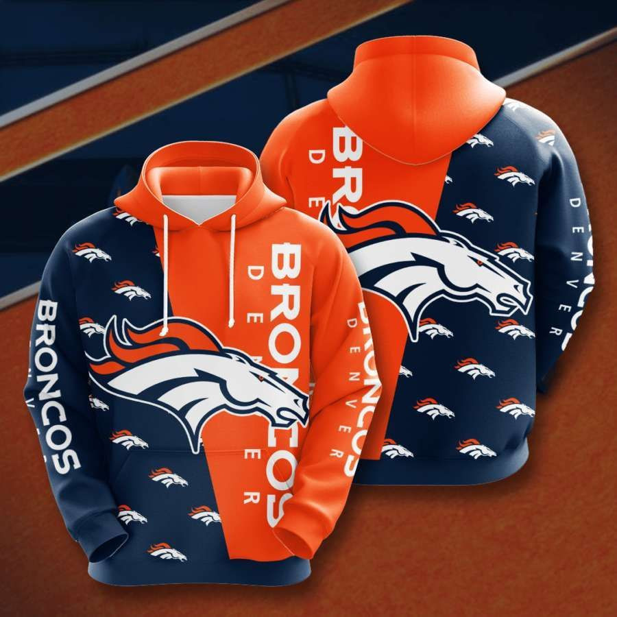 Denver Broncos Fans 3D All Over Designed Hoodie Gifts For Denver Broncos Fans Denver Broncos Lovers