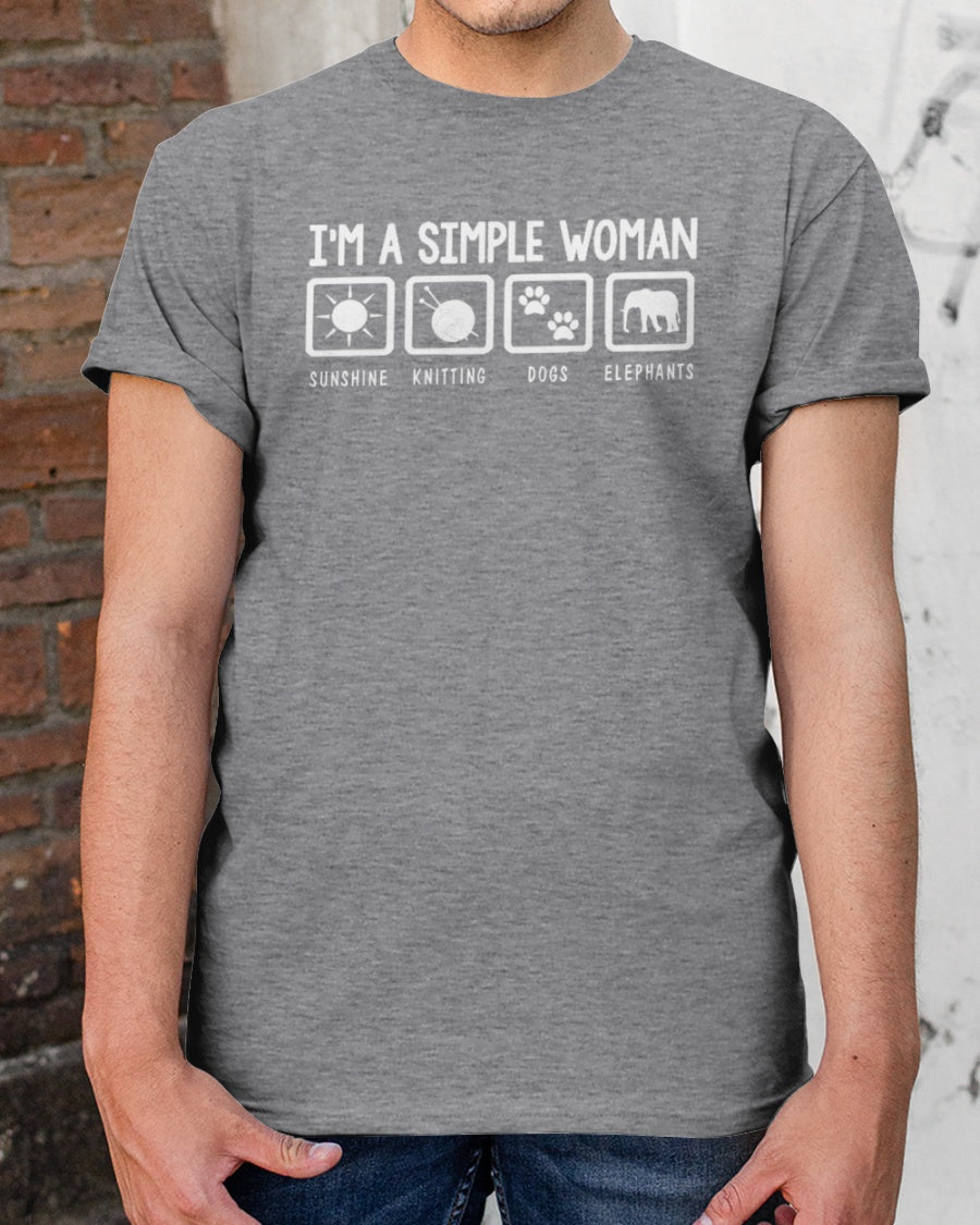 I’m A Simple Woman For Animal Lovers Standard/Premium T-Shirt