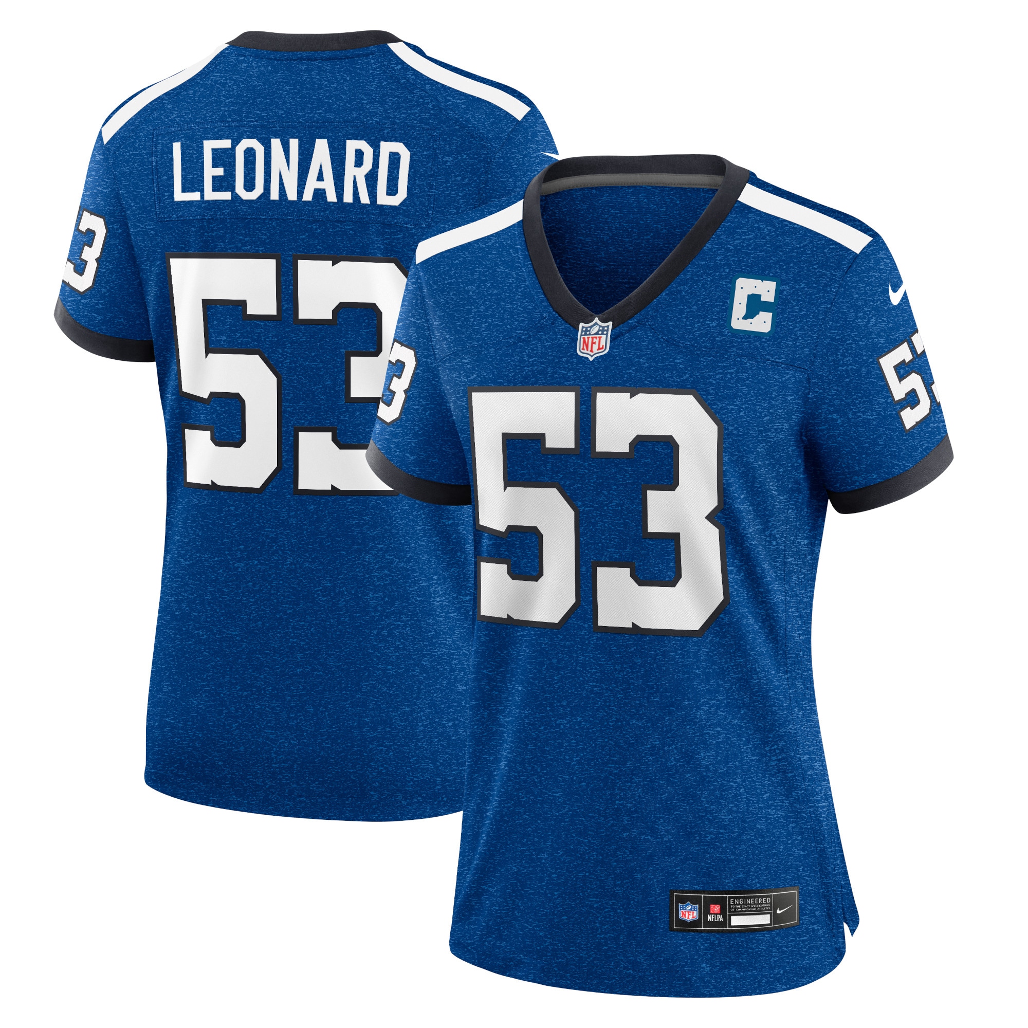 Women’s Indianapolis Colts Shaquille Leonard Blue Player Jersey