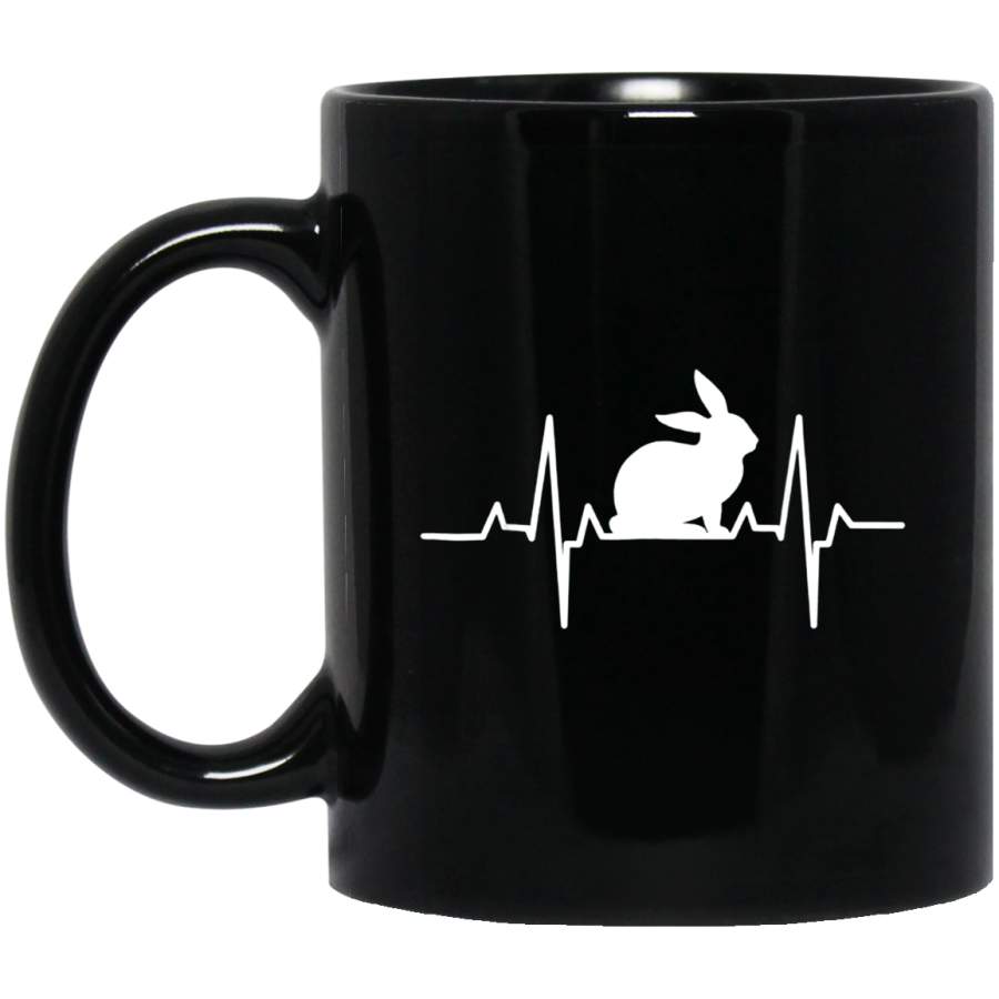 Rabbit Heartbeat Funny Bunny Animal 11 oz Mug