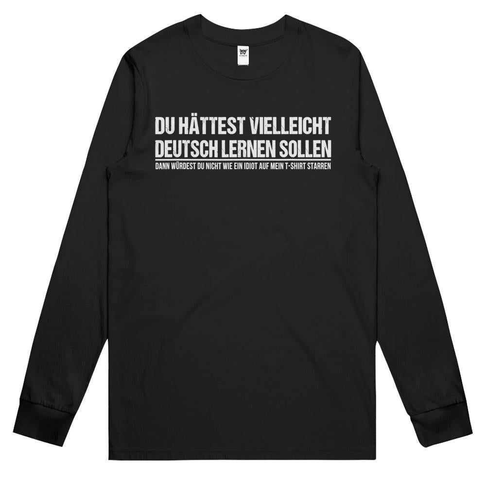 Funny German Speaker Shirt Deutschland Quote Gift Long Sleeve T Shirts