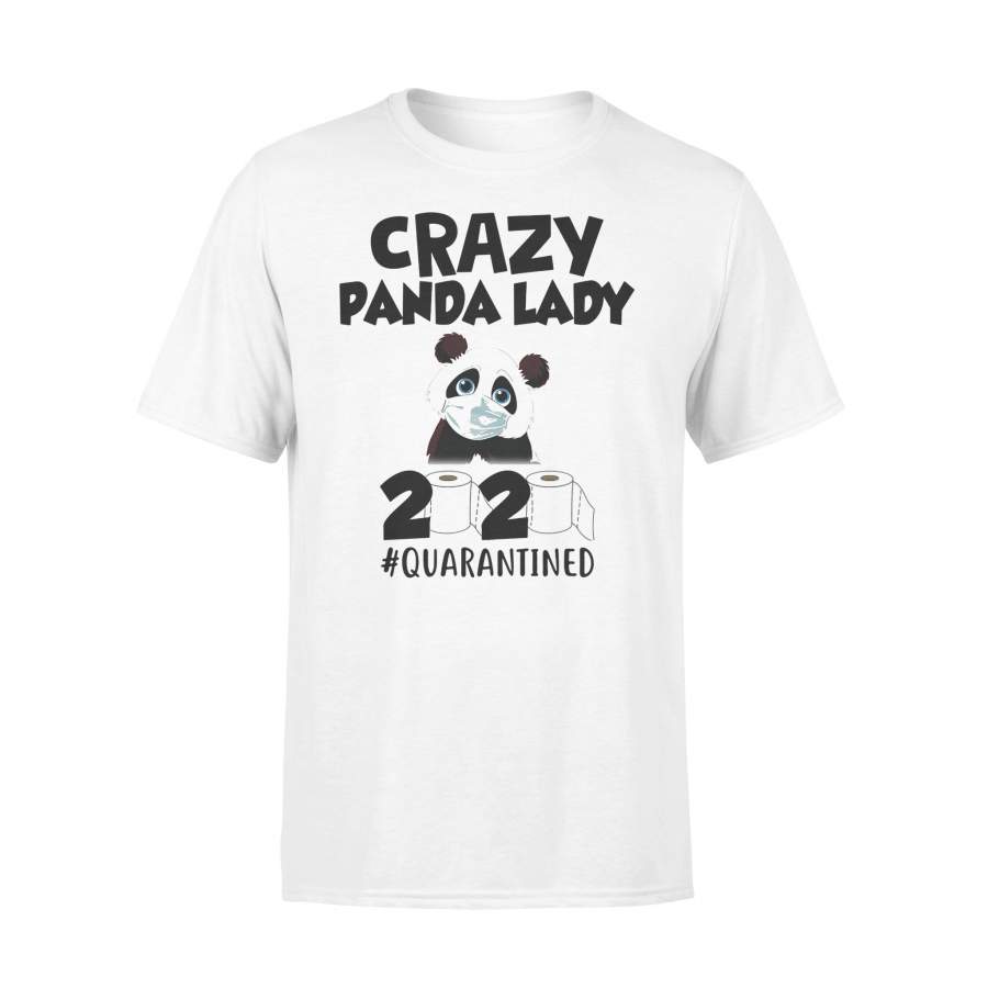 Crazy Panda Lady 2020 Quarantined Toilet Paper Mask Covid-19 T-shirt