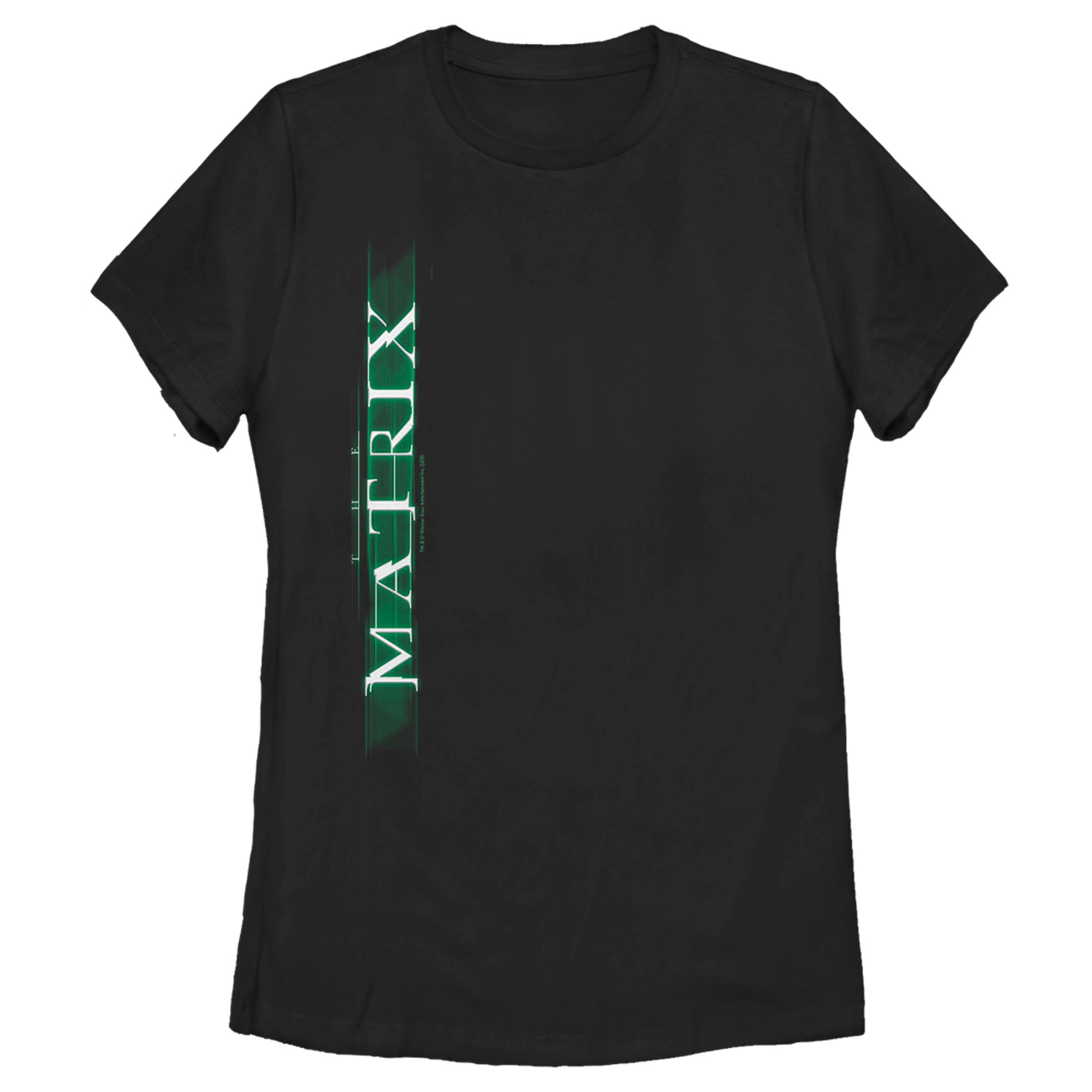 The Matrix Women’S Vertical Logo  T-Shirt