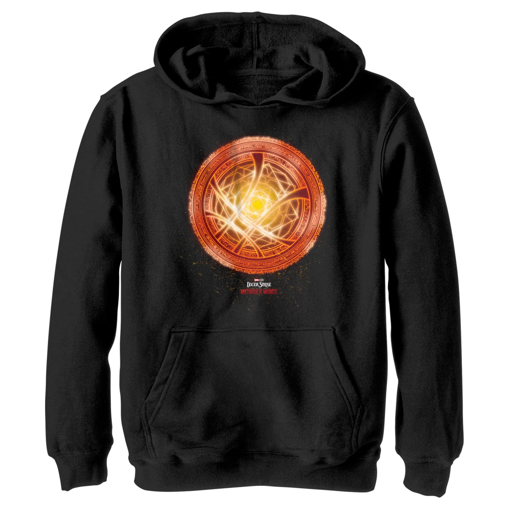 Boy’S Marvel Doctor Strange In The Multiverse Of Madness Orange Rune Pull Over Hoodie