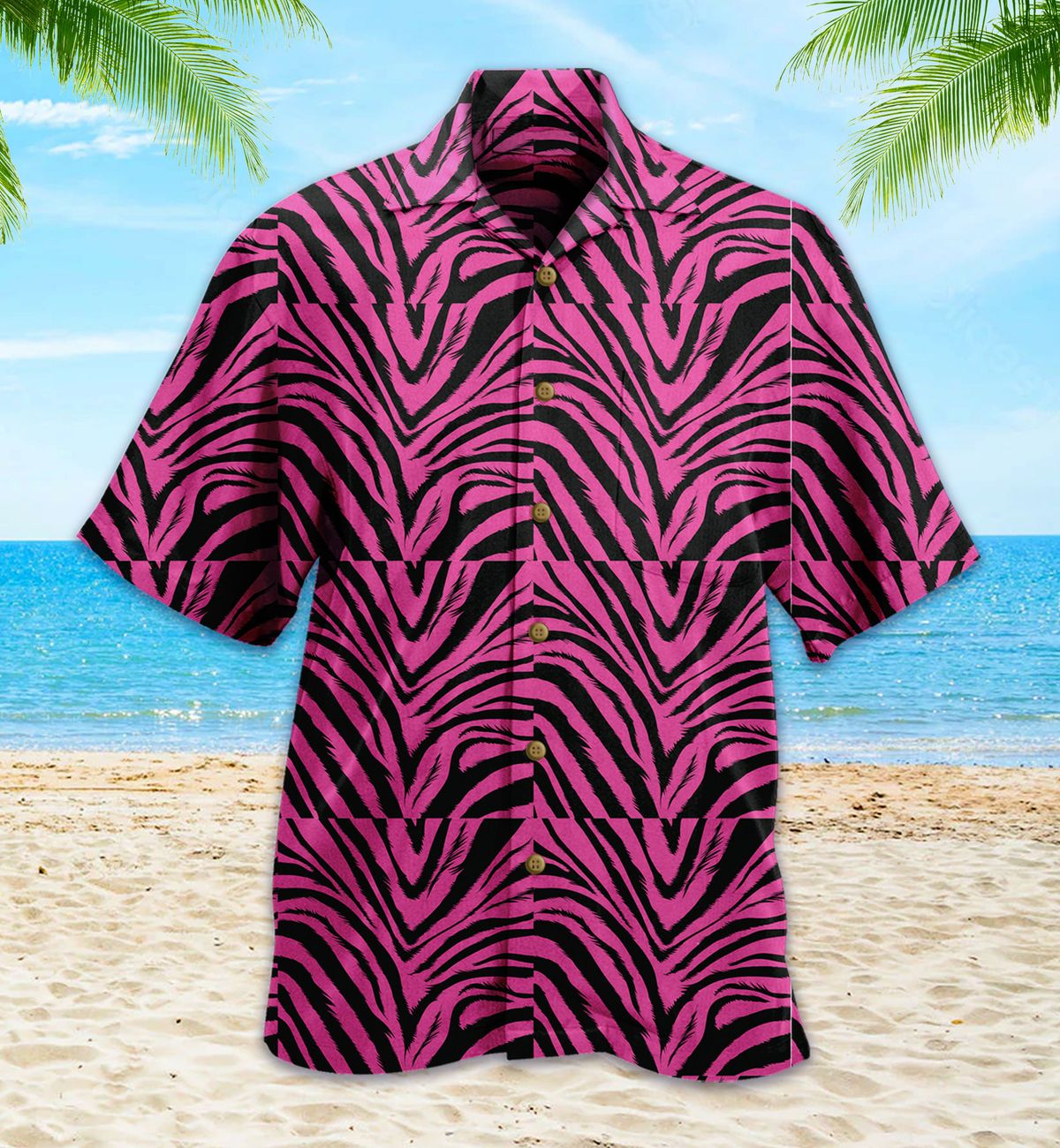 Purple Zebra Hawaii Shirt 41 Ha64878