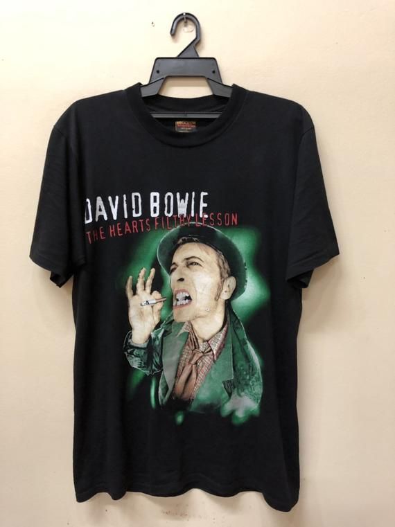 Vintage 90S David Bowie Outside Tour 1996 Metallica Smashing Pumpkins Alice In Chains Melvins Sonic Rhcp Nine Inch Nails Hole Shirt