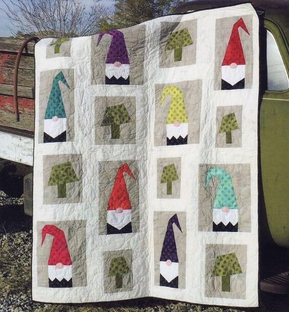 Christmas Gnomes Mmc2210130 Quilt Blanket