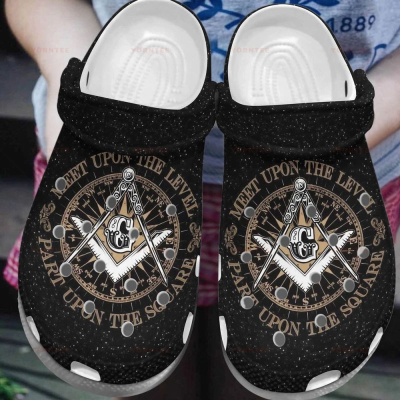 Free Mason Gift For Lover Rubber clog Shoes Comfy Footwear