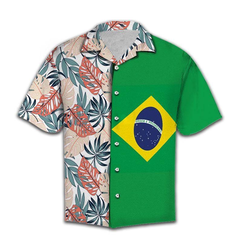 Brazil Lover Aloha Hawaii Shirt Colorful Short Sleeve Summer Beach Casual For Men And Women Ha44164