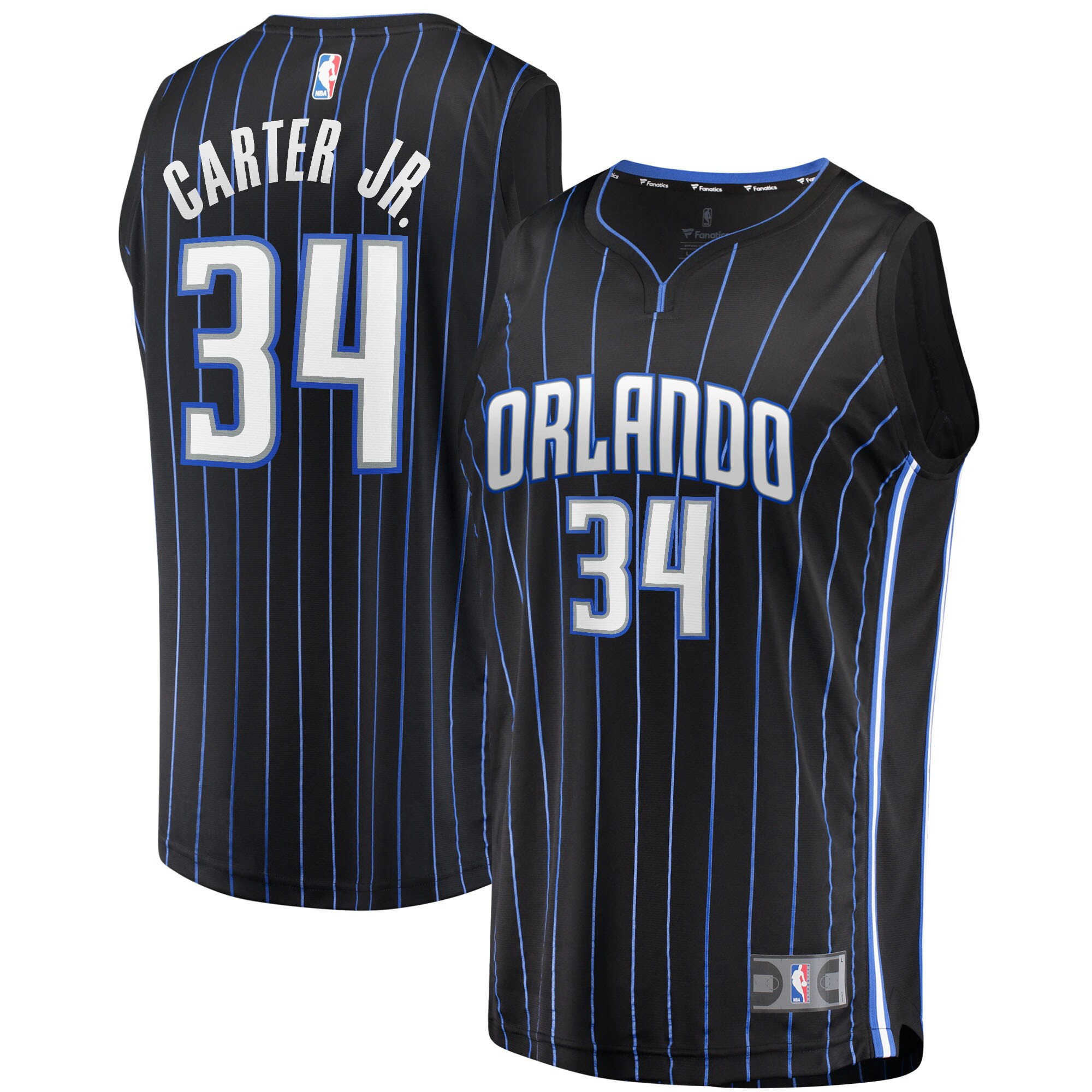 Wendell Carter Jr. Orlando Magic Fanatics Branded 2021/22 Fast Break Replica Jersey – Icon Edition – Black NBA