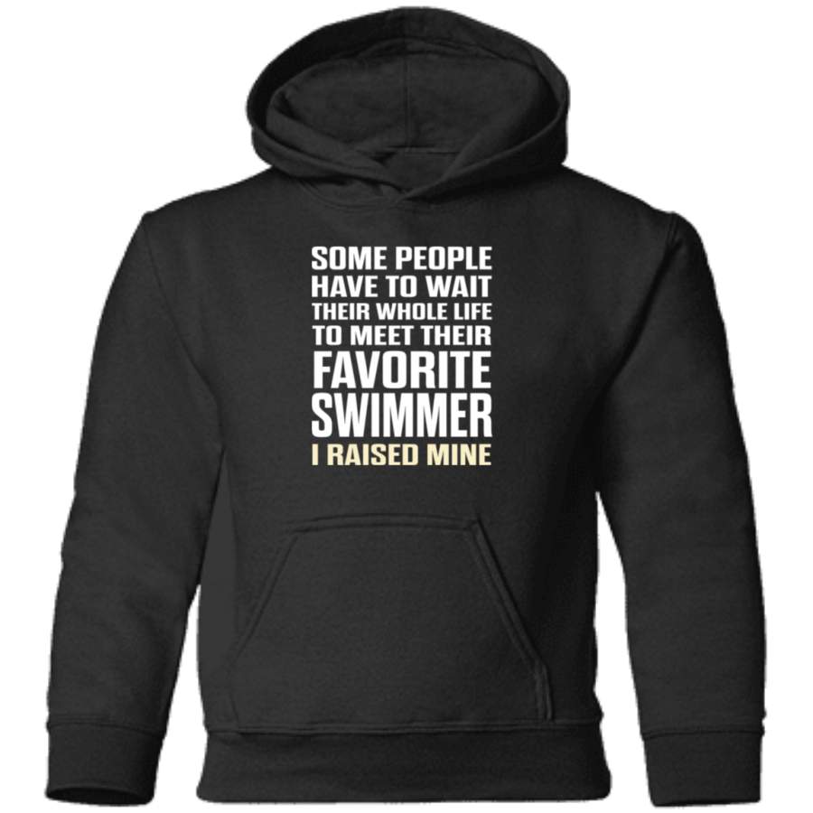 AGR Favorite Swimmer I Raised Mine Toddler Pullover Hoodie