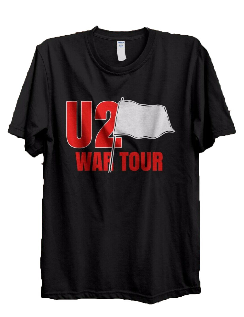 U2 War Tour Concert T-Shirt Men’s Gildan Size S to 5XL