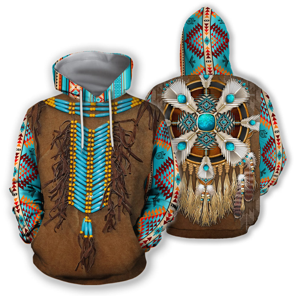 Native American –  Flower – 3XL 3D All Over Printed Hoodie, gift for native lovers, native America, best gift idea, unique presents