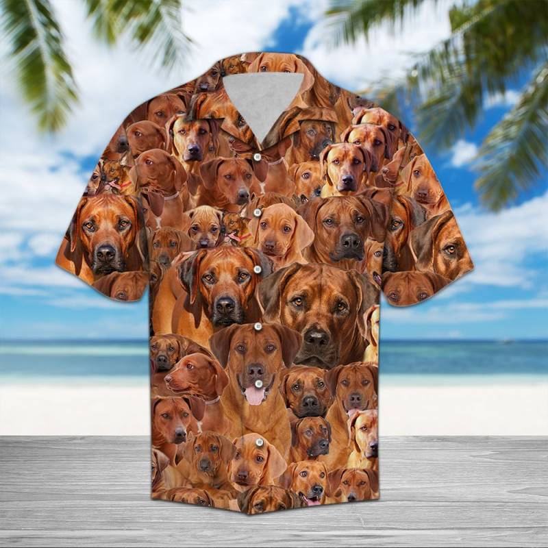 Rhodesian Ridgeback Awesome Hawaiian Shirt Ha95634