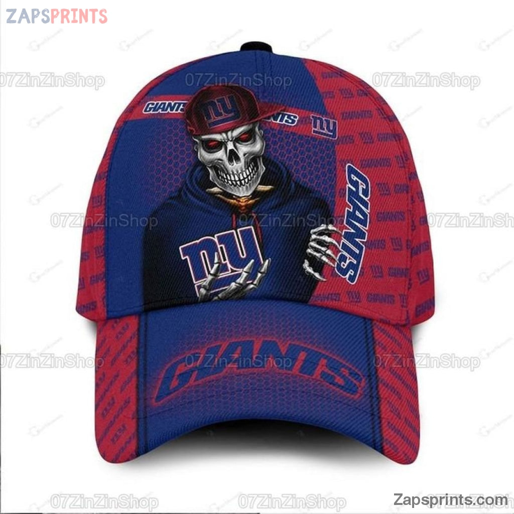 New York Giants Skull 3D Classic Cap Gift For Fan Football Lovers