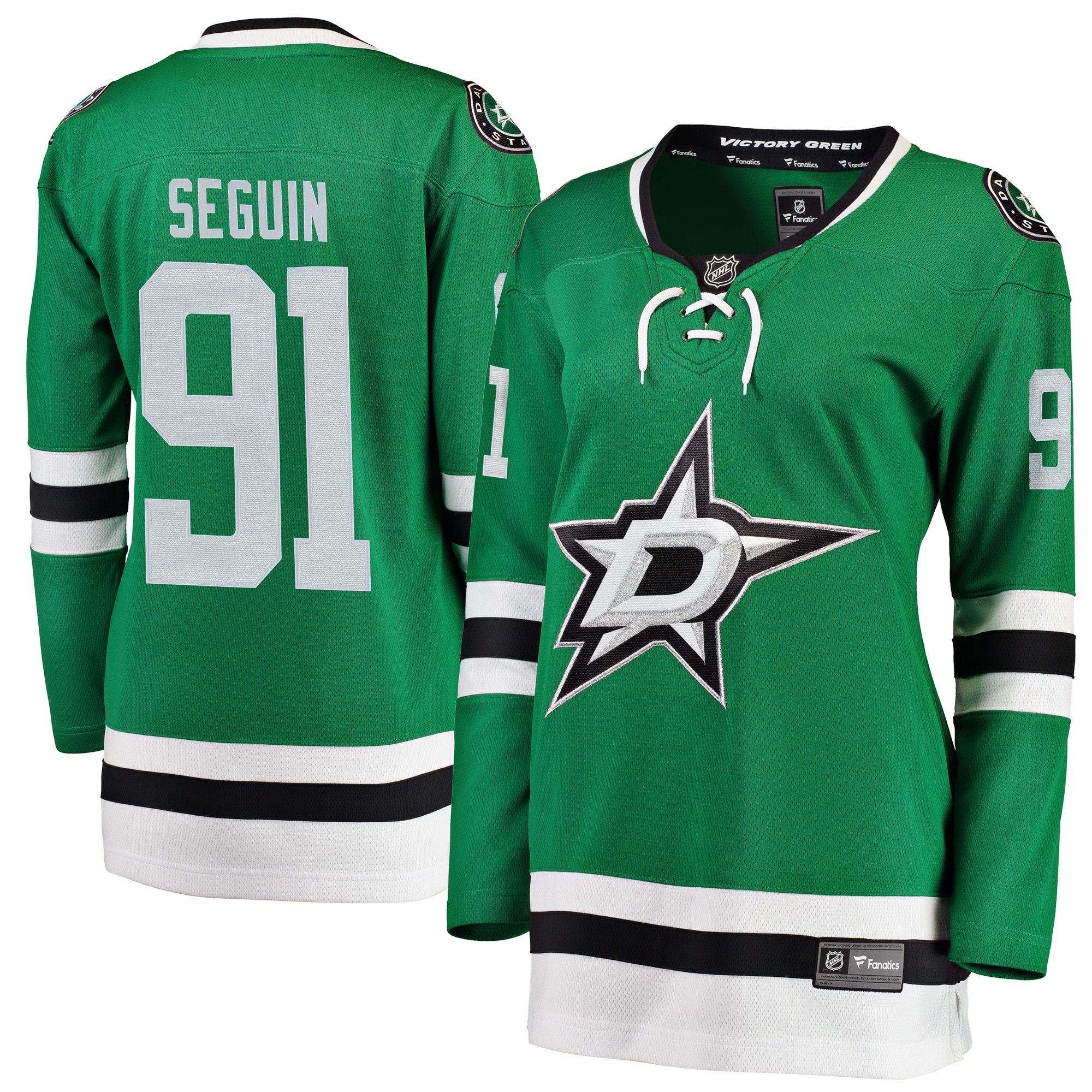 Tyler Seguin Dallas Stars Branded Women's Home Breakaway Player Jersey – Green