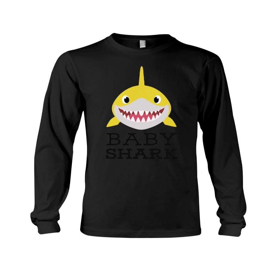 Yellow Baby Shark Unisex Long Sleeve