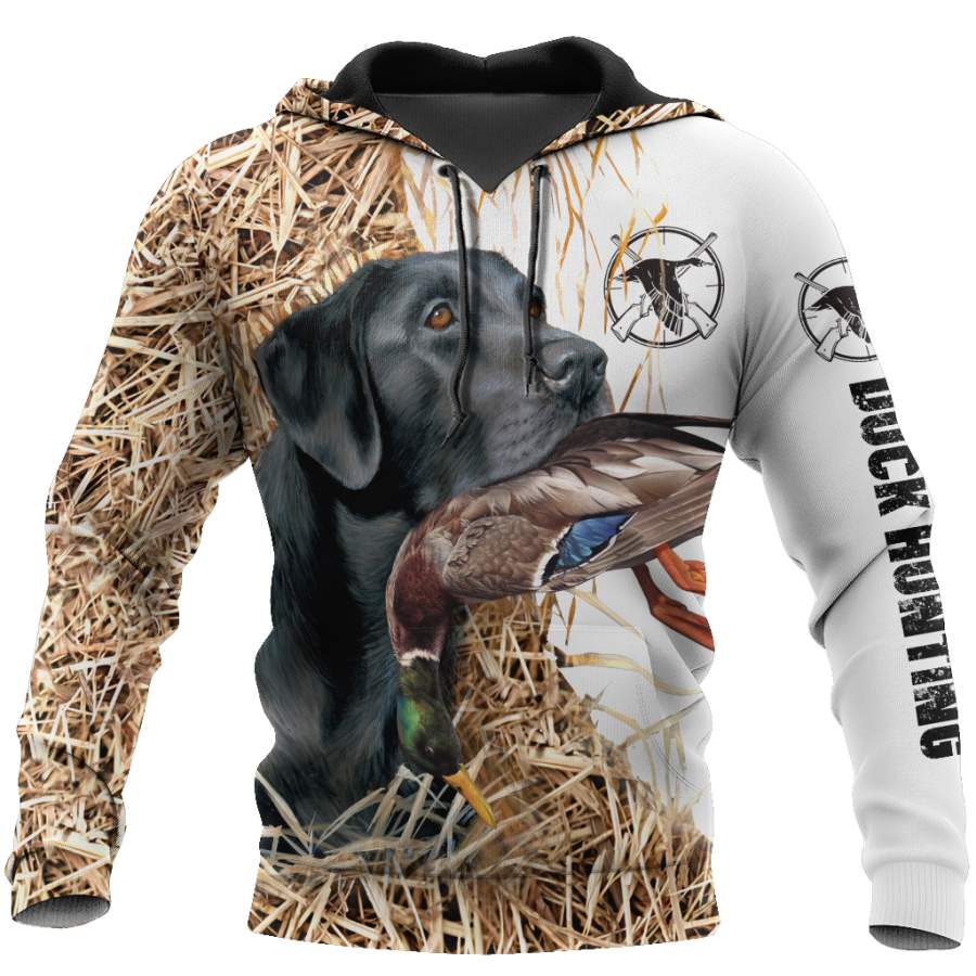 Mallard Duck Hunting Labrador Retriever 3D All Over Printed Shirts for Men and Women HAC190804