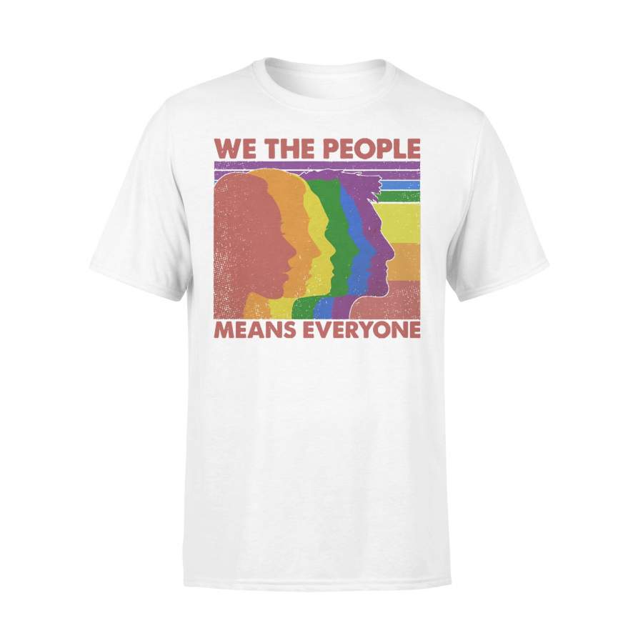 We The People Means Everyone Vintage Human Lgbt Pride Vintage T-shirt