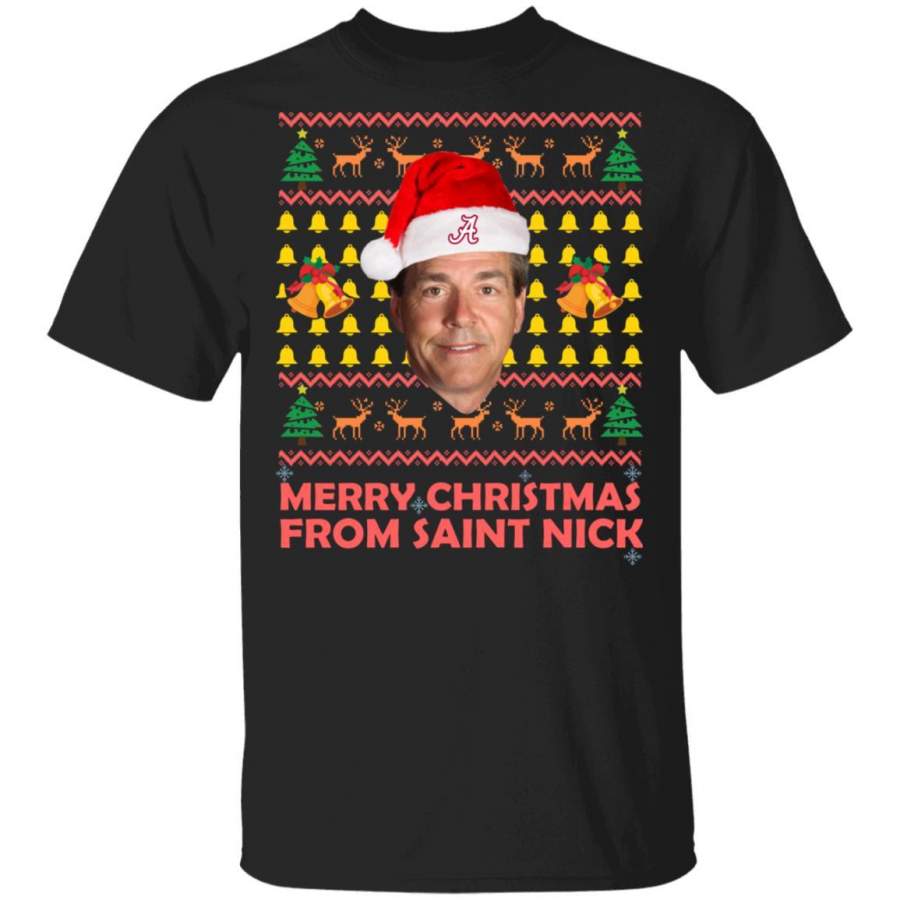 Nick Saban – Merry Christmas From Saint Nick Christmas Sweater T-Shirt