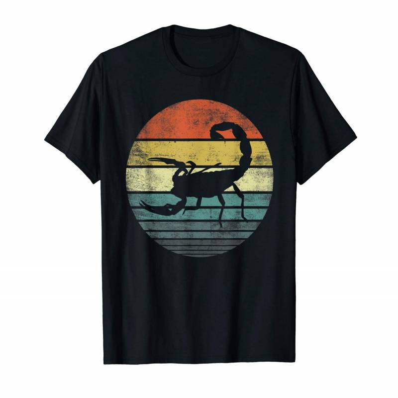 Scorpion Lover Gifts Retro Vintage Zoo Animal Silhouette T-shirt