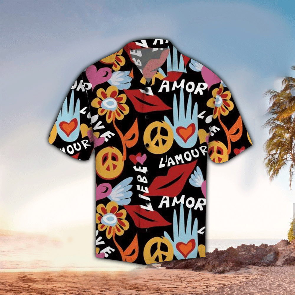 Amazing Hippie Hawaii Shirt Aloha Ha51894