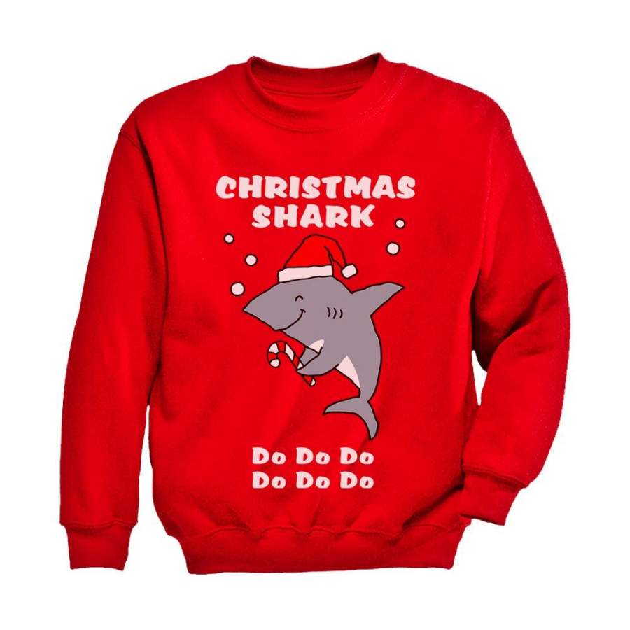 Christmas Shark Doo Doo Ugly Sweater Toddler/Kids Sweatshirt