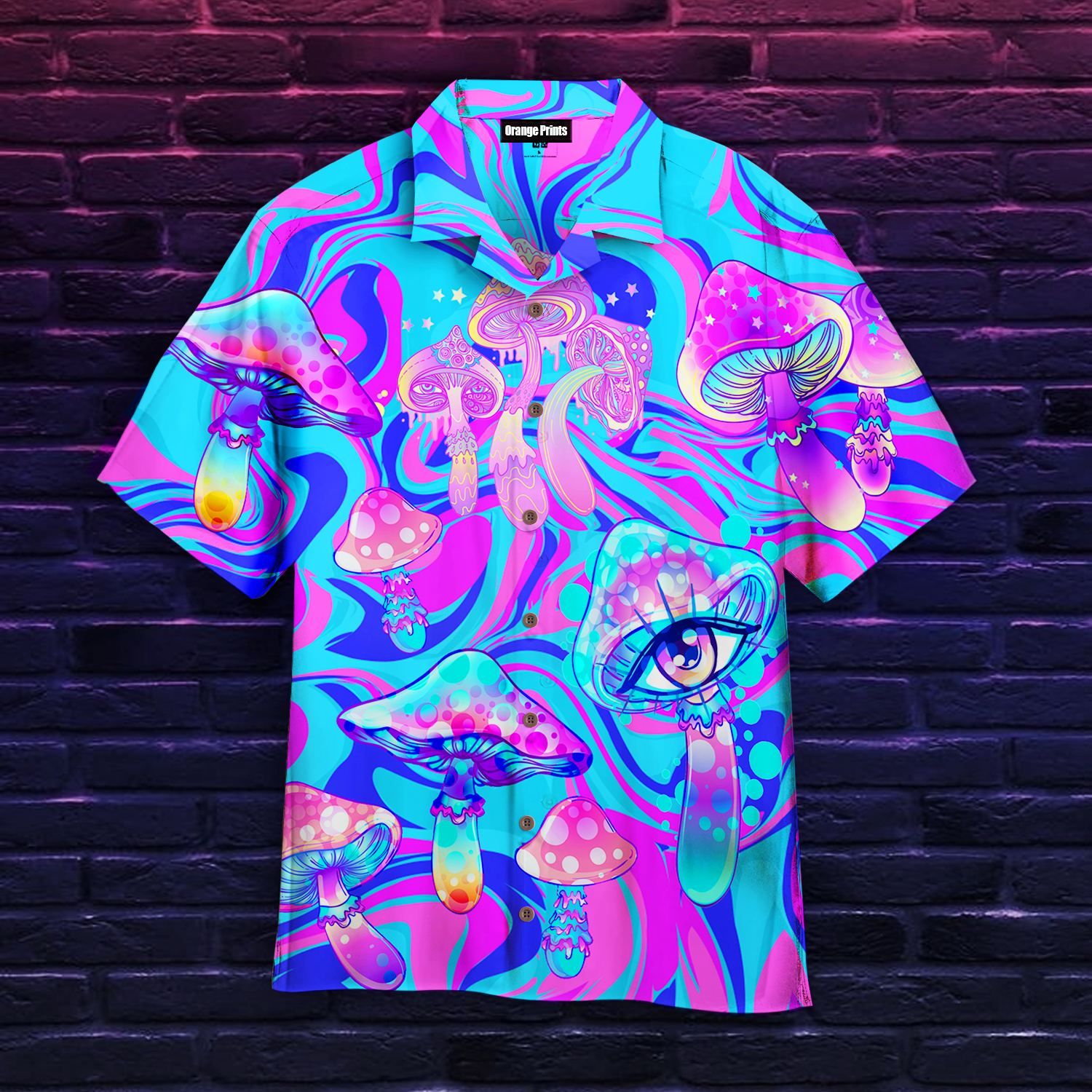 Psychedelic Art Magic Mushroom Trippy Hippie Hawaii Shirt For Men And Women Ha88066