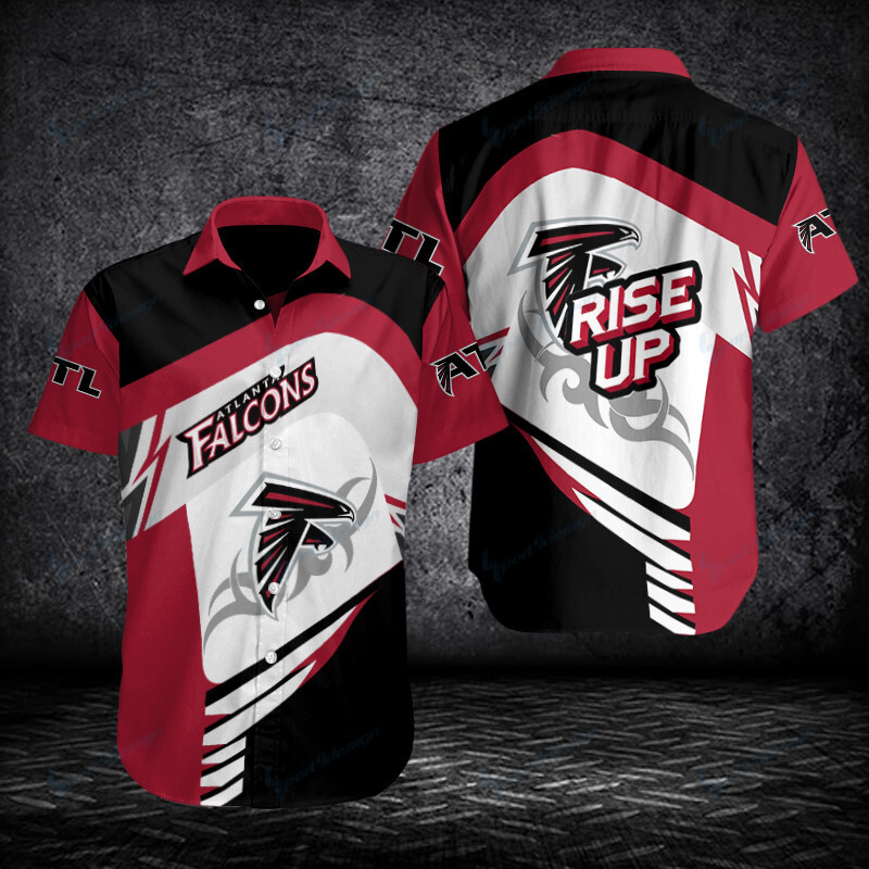 Atlanta Falcons Button Shirt Bg694