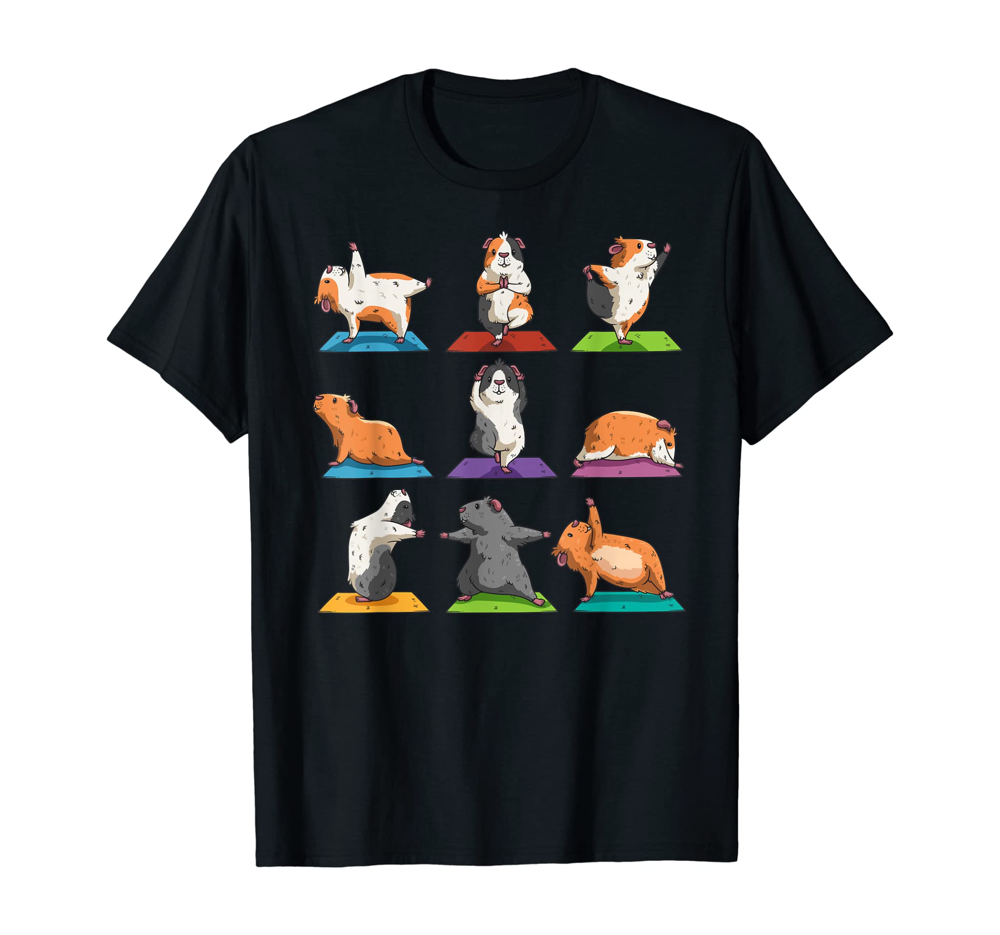 Guinea Pig Yoga Position Workout Gift T-Shirt