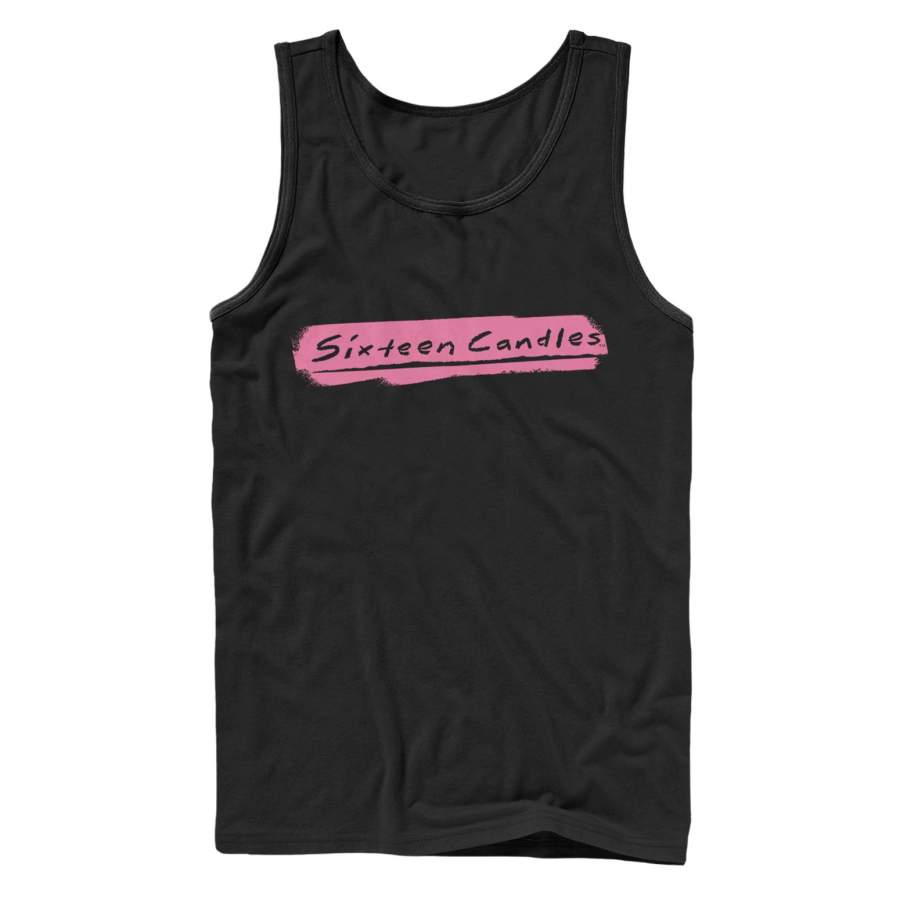 Sixteen Candles Men’s Paint Stripe Logo  Tank Top