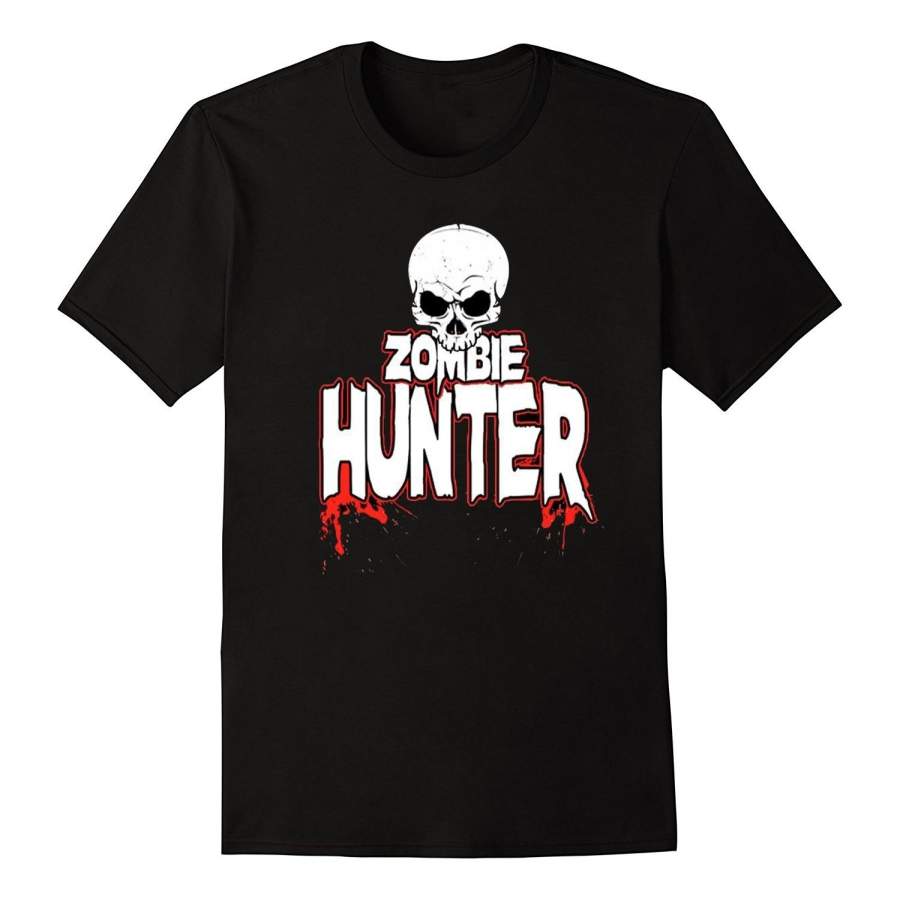 Zombie Hunter T Shirt Printed Tee Casual Animal T-shirt Men/women Funny Tshirt