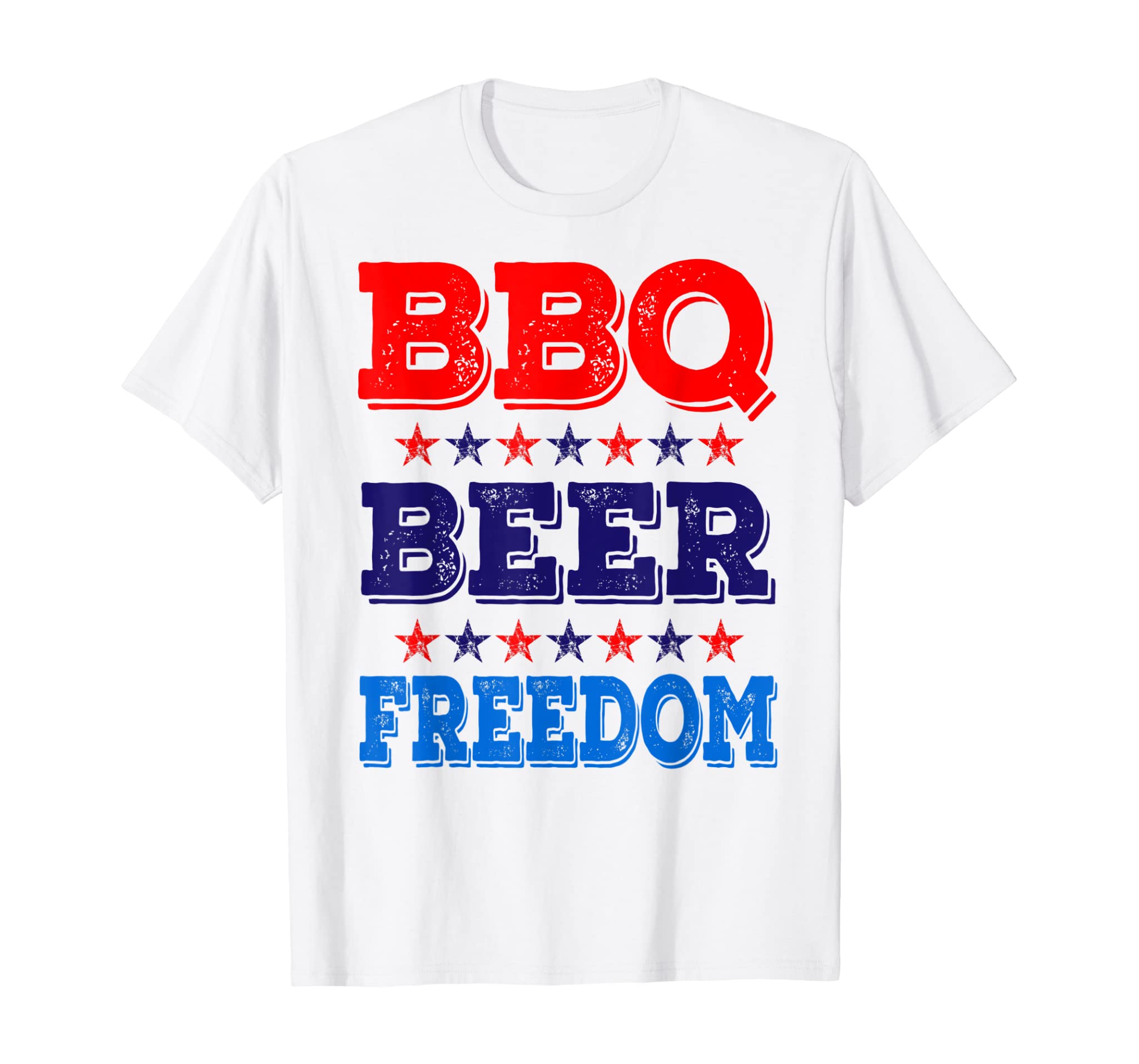 Bbq Beer Freedom America Usa Party 4Th Of July Summer Gift T-Shirt