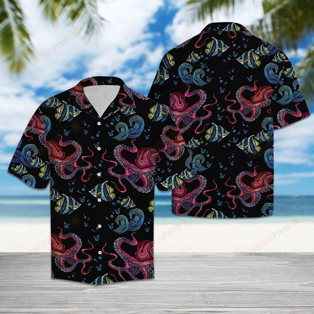 Happy Octopus Hawaiian Shirt Ha67906