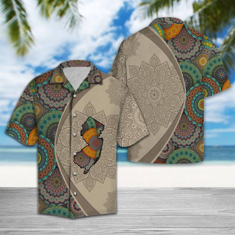 New Jersey Mandala Hawaiian Shirt Ha55985