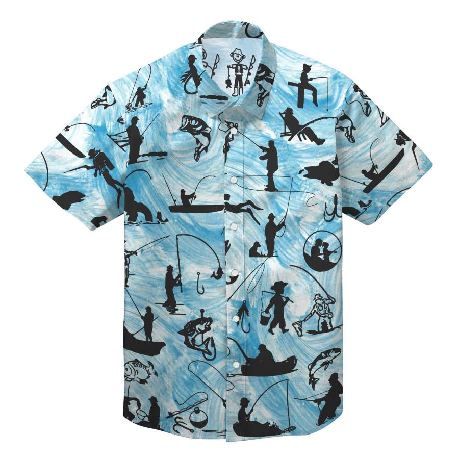 Fisherman Hawaii All Over Printed Shirts Ha57424