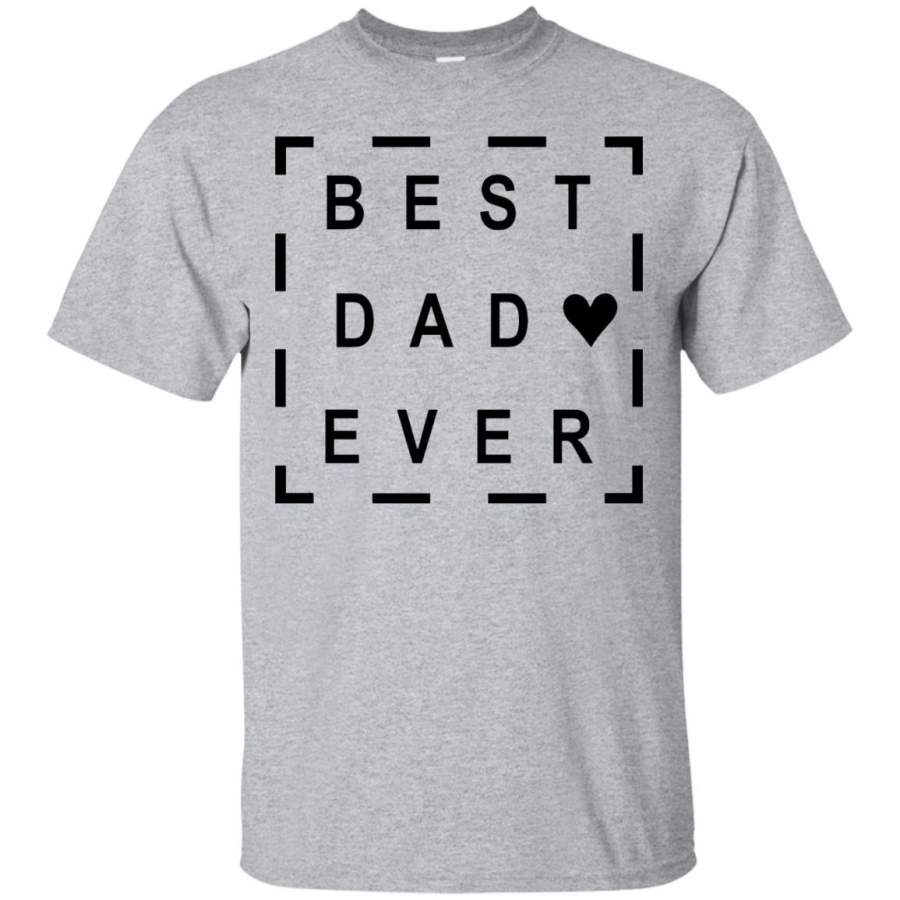 AGR Best Dad Ever T Shirt – Father day Minimalism T Shirt