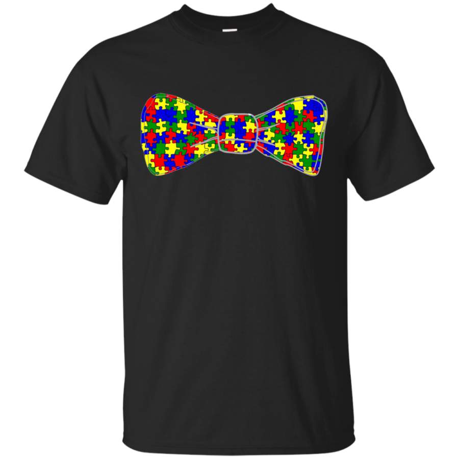 AGR Autism Awareness Puzzle Bow Tie Shirt