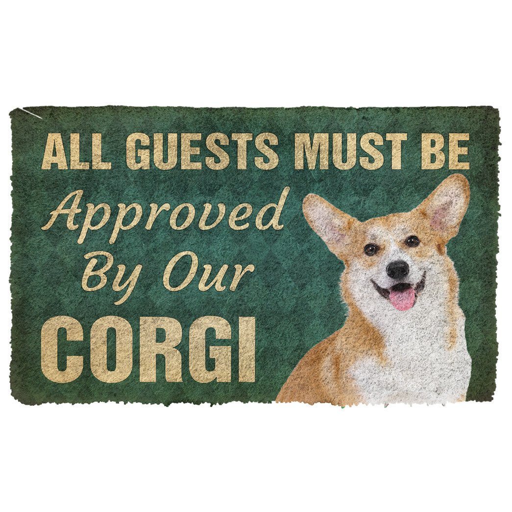 Gearhumans  Gearhuman 3D Must Be Approved By Our Corgi Custom Doormat