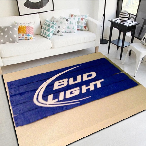 Bud Light Rug, Living Room Carpet, Home Floor Decor