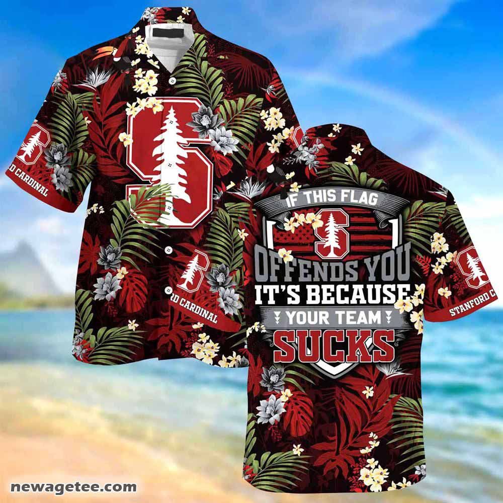 NCCA Stanford Cardinal If This Flag Hawaiian Shirt