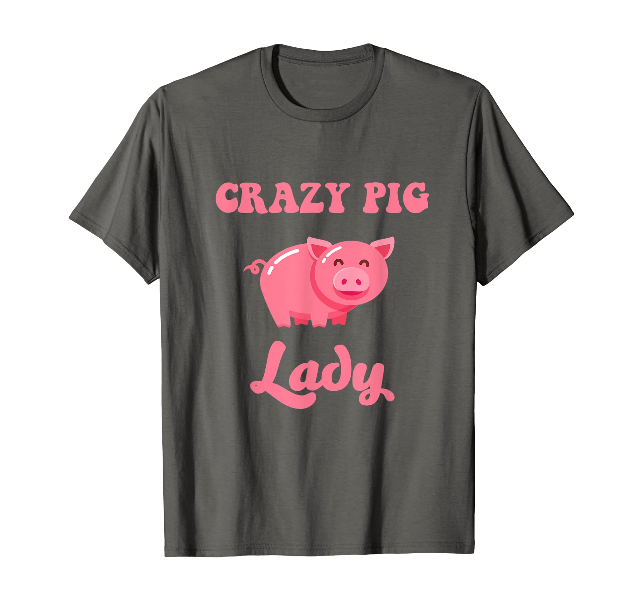 Funny Pig Shirt Crazy Pig Lady Cute Pig Lover Gifts T-Shirt