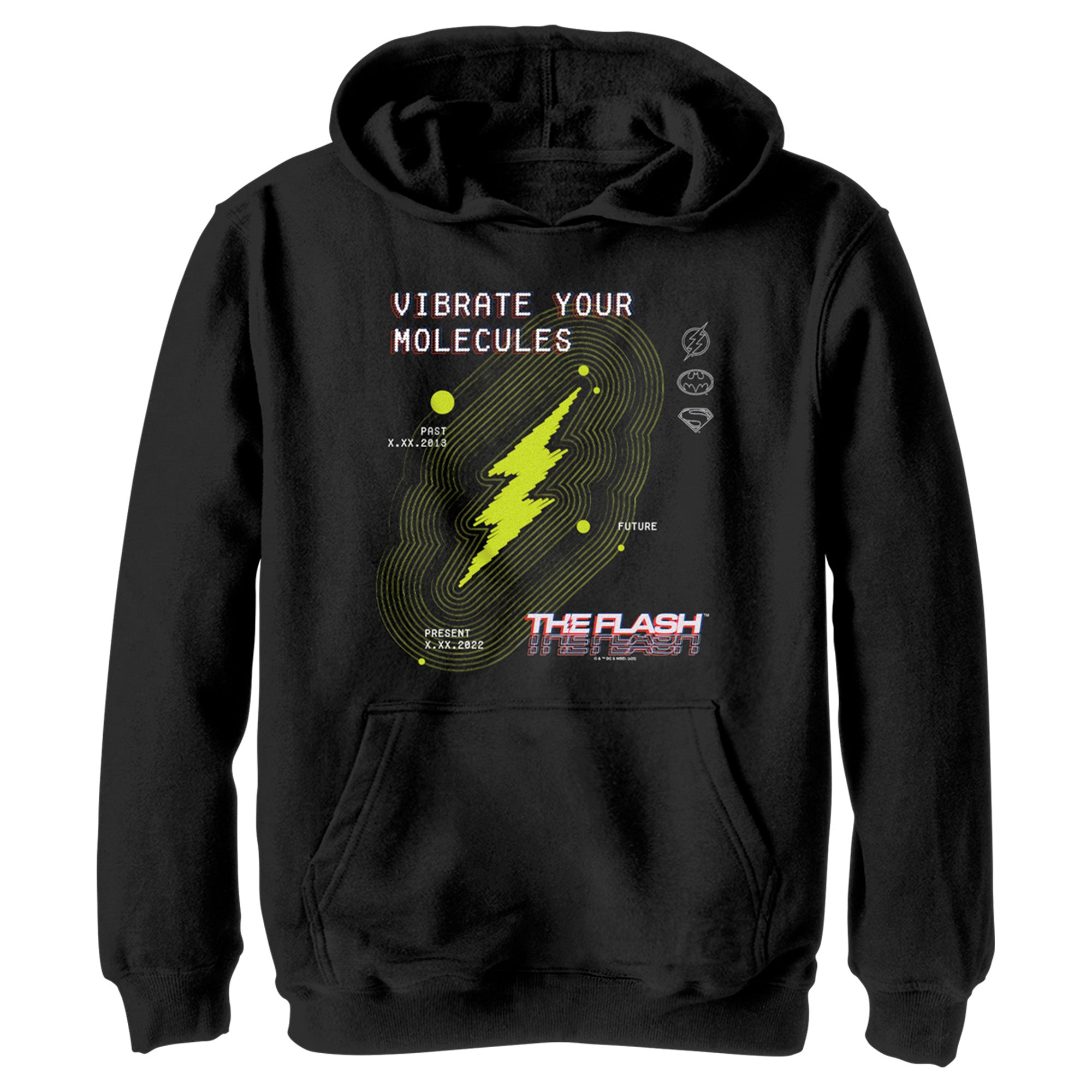 Boy’S The Flash Vibrate Your Molecules Pull Over Hoodie