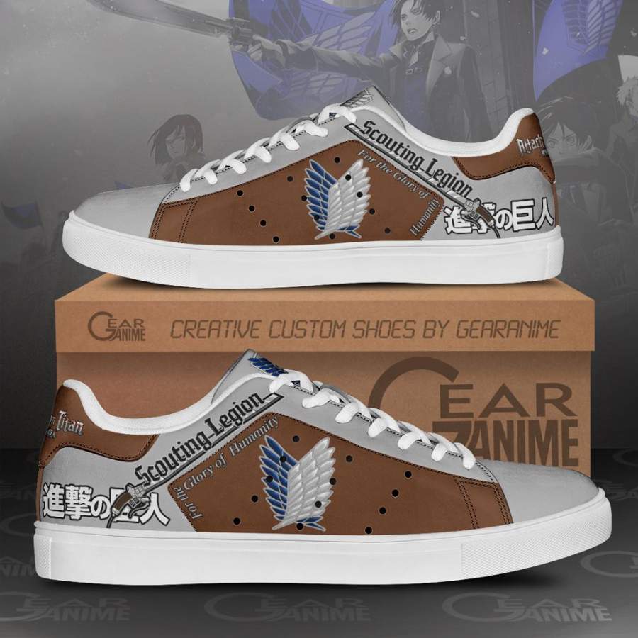 Scouting legion Skate Sneakers Uniform Attack On Titan Anime Shoes PN10