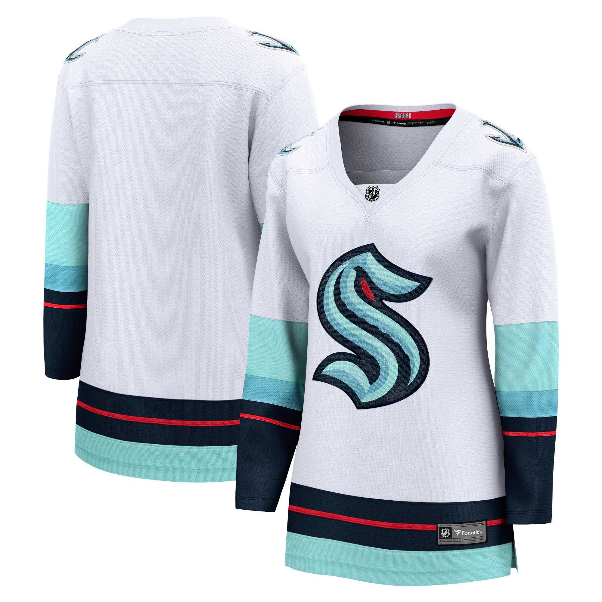 Women's Seattle Kraken White Away Breakaway Jersey