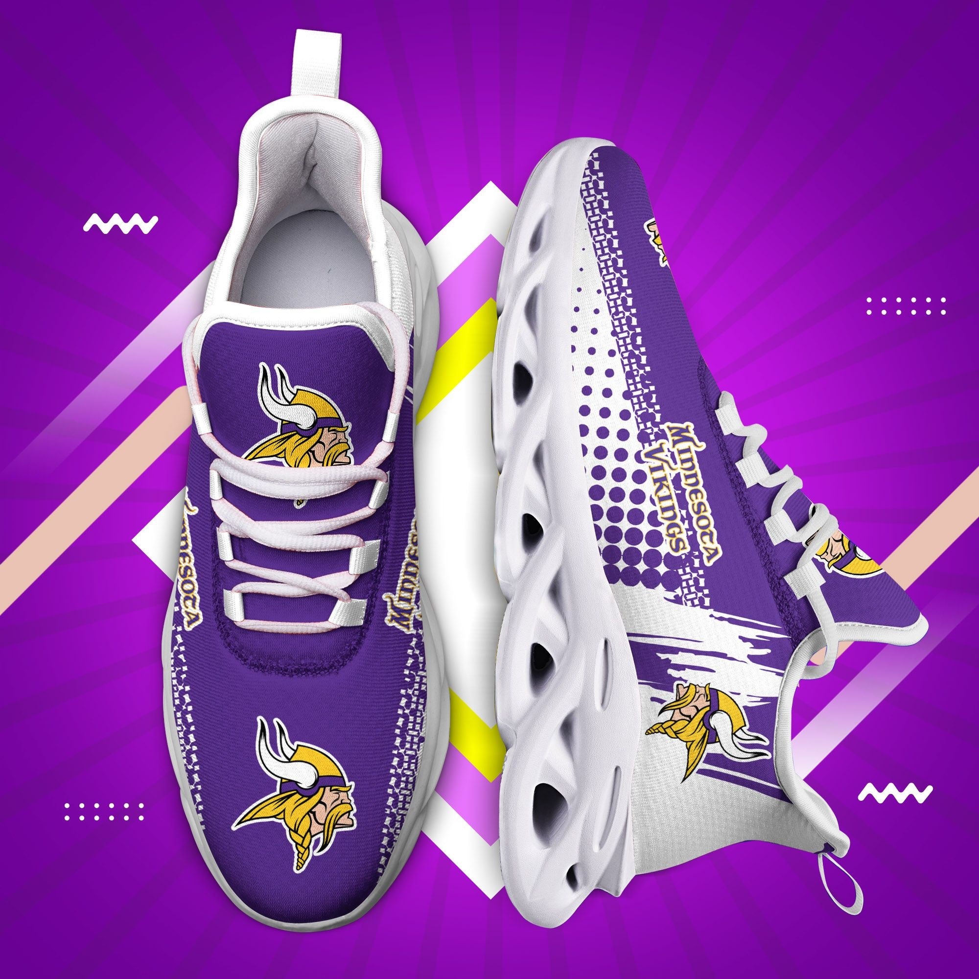 Minnesota Vikings Ultra Cool Air Max Running Shoes