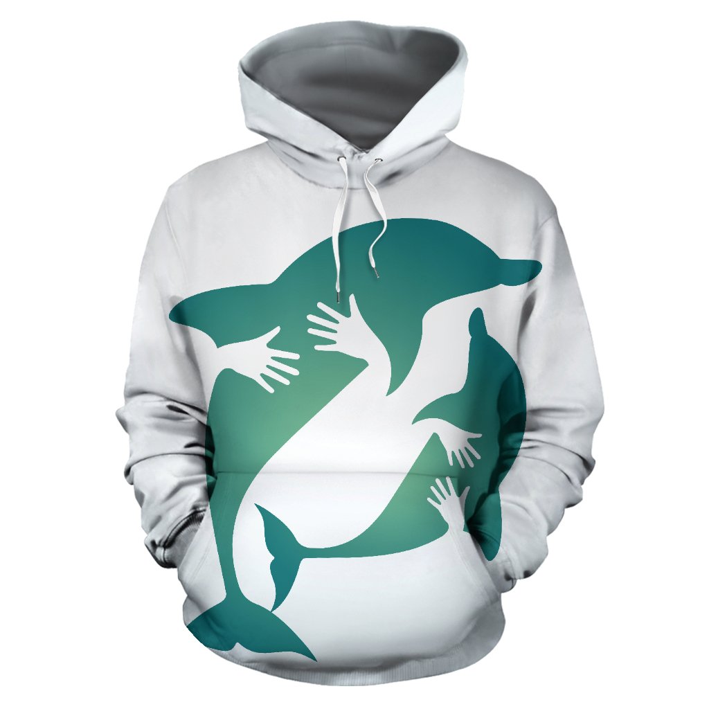 Hug Dolphin Pullover Hoodie